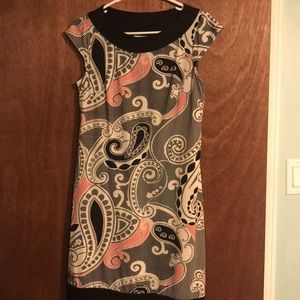 Liz Claiborne 6P dress. Pink and black.